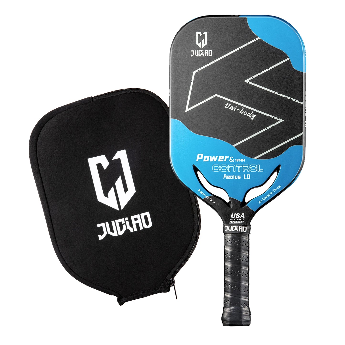 Raquette Pickleball JUCIAO Carbone 19mm – Puissance & Contrôle