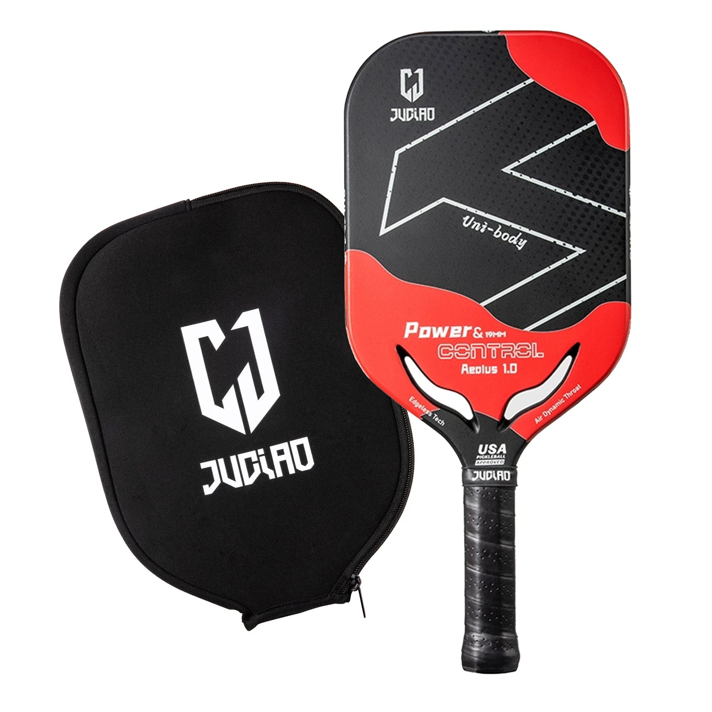 Raquette Pickleball JUCIAO Carbone 19mm – Puissance & Contrôle