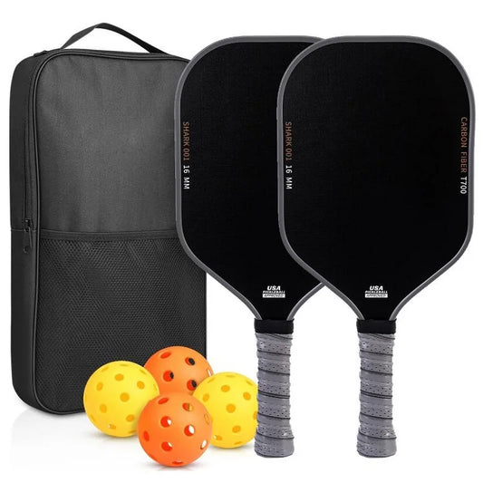 Raquette Pickleball T700 – Carbone 16mm, Grip Antidérapant