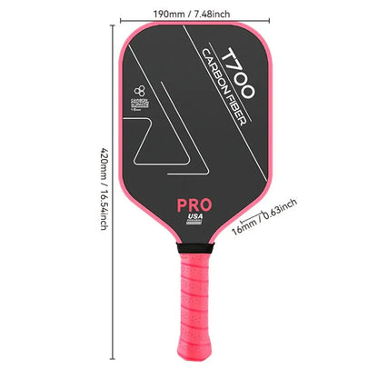Raquette de Pickleball T700 en Fibre de Carbone